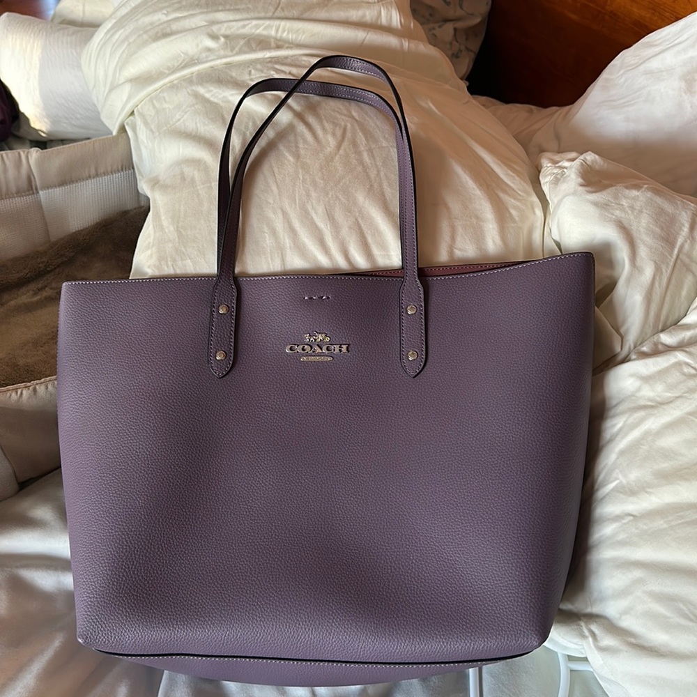 Purple Coach Purse